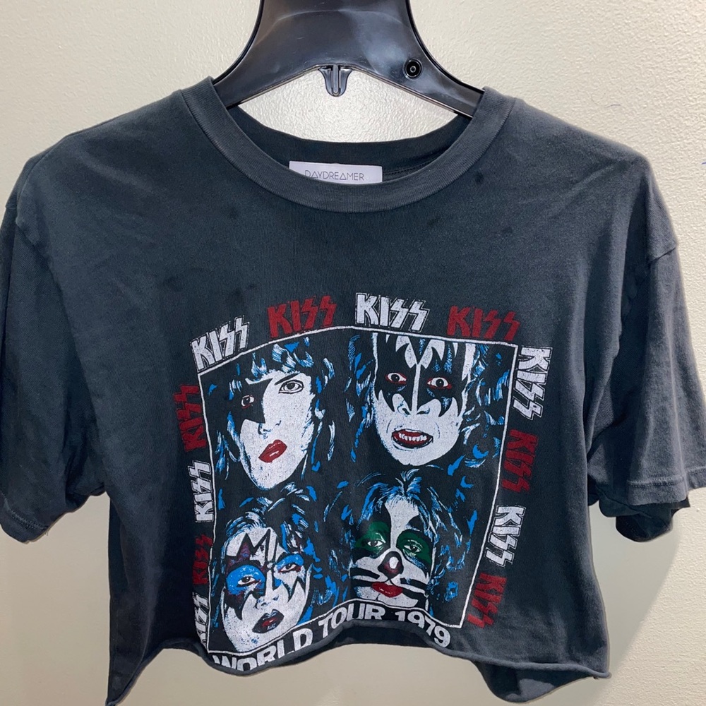 KISS dark gray tshirt